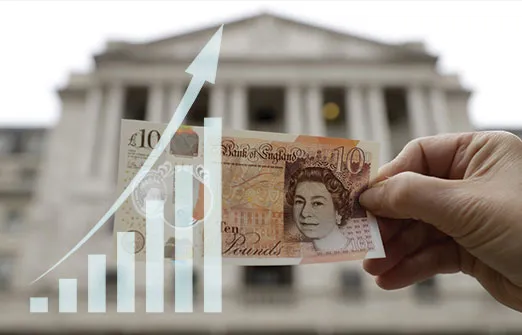 Банк Англии повысил ставку на 75 базисных пунктов