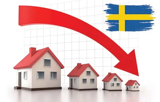 Швеция: Riksbank продолжает повышать ставки, цены на жилье падают