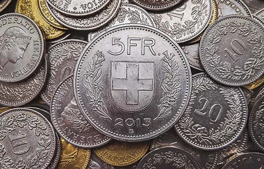 Швейцарский франк значительно укрепился
