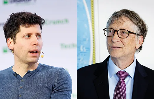 Сэм Альтман и Билл Гейтс взвешивают риски использования ИИ в год больших выборов