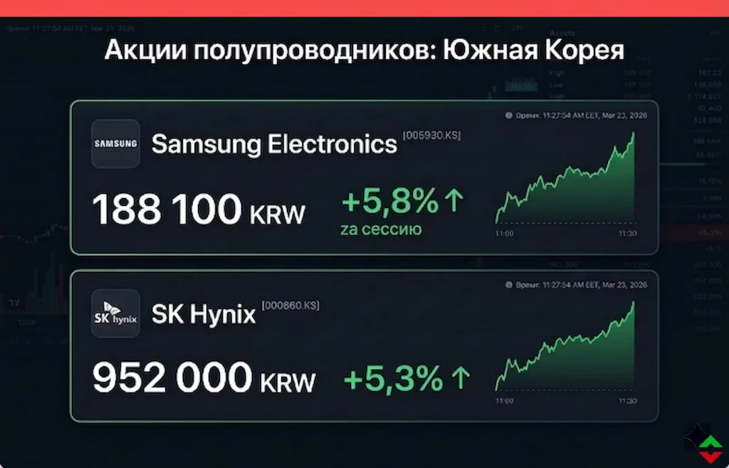 Запуск ETF с плечом на акции Samsung и SK Hynix 1 Акции samsung electronics и sk hynix котировки