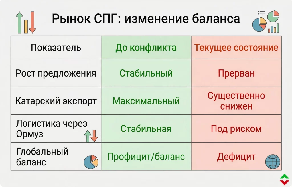 Рынок СПГ под давлением: экспорт упал до минимума 1 Инфраструктурный удар по рынку газа