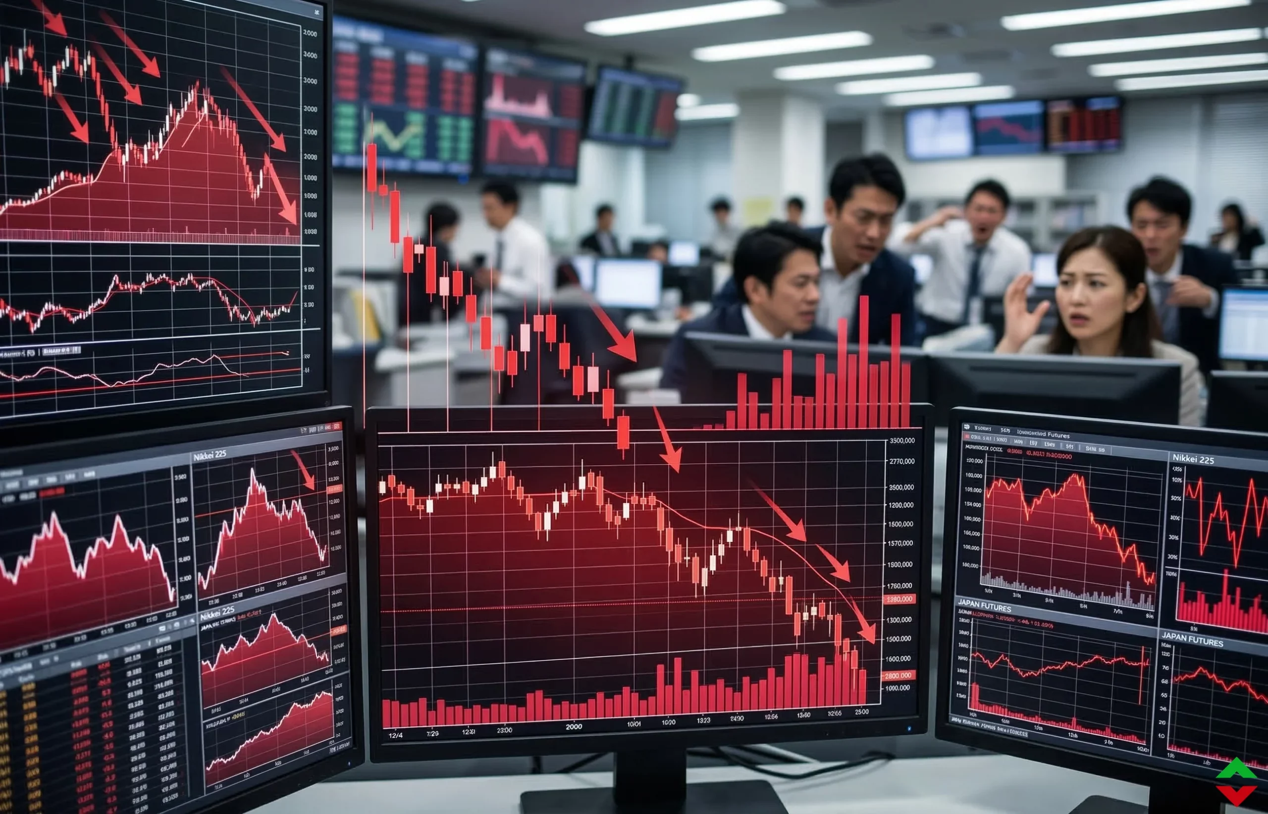 Иностранцы массово продают японские акции и фьючерсы