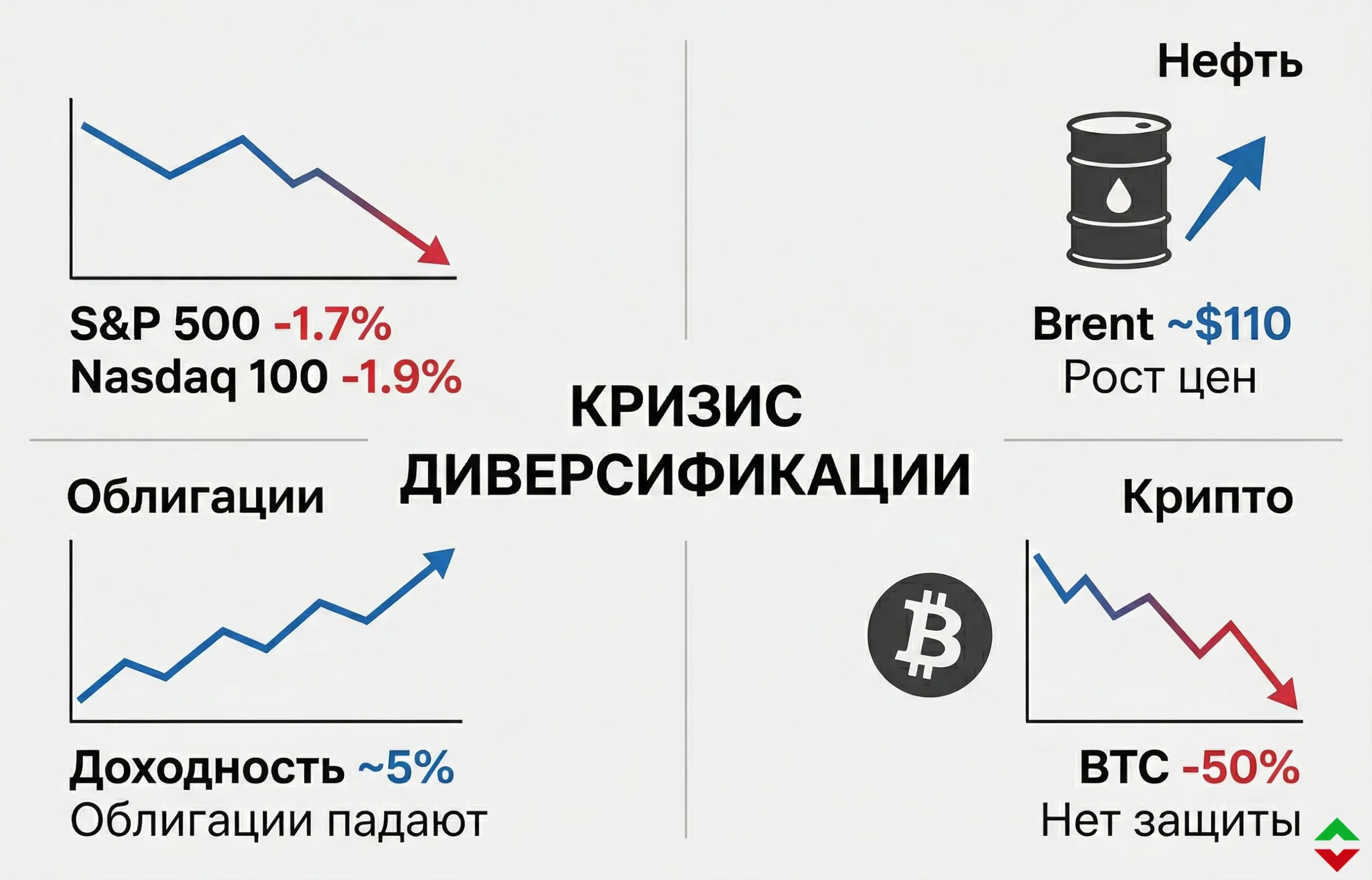 Иранская война обрушила рынки и стратегии защиты