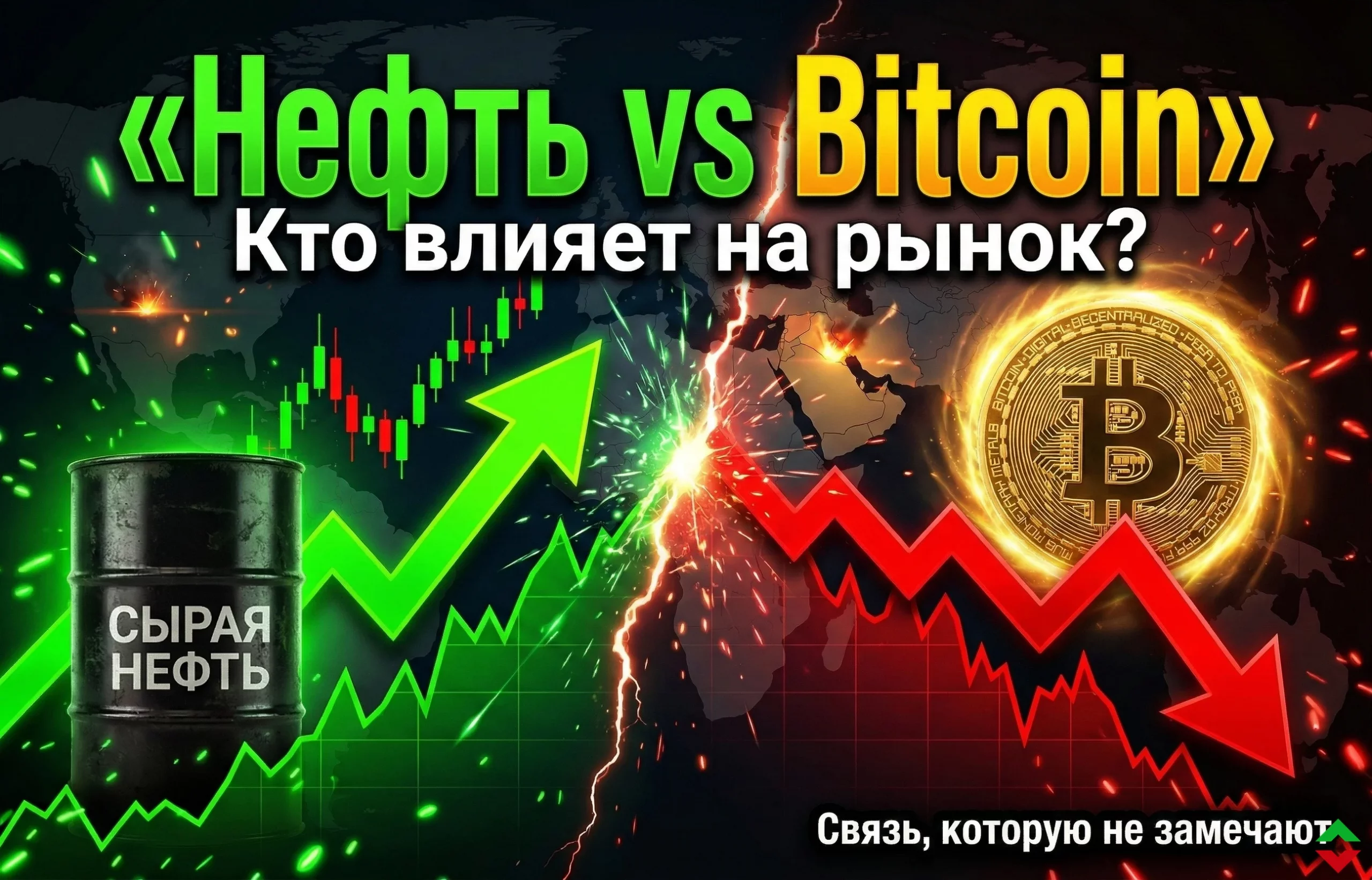 Нефть и Bitcoin: скрытая связь, которую игнорируют
