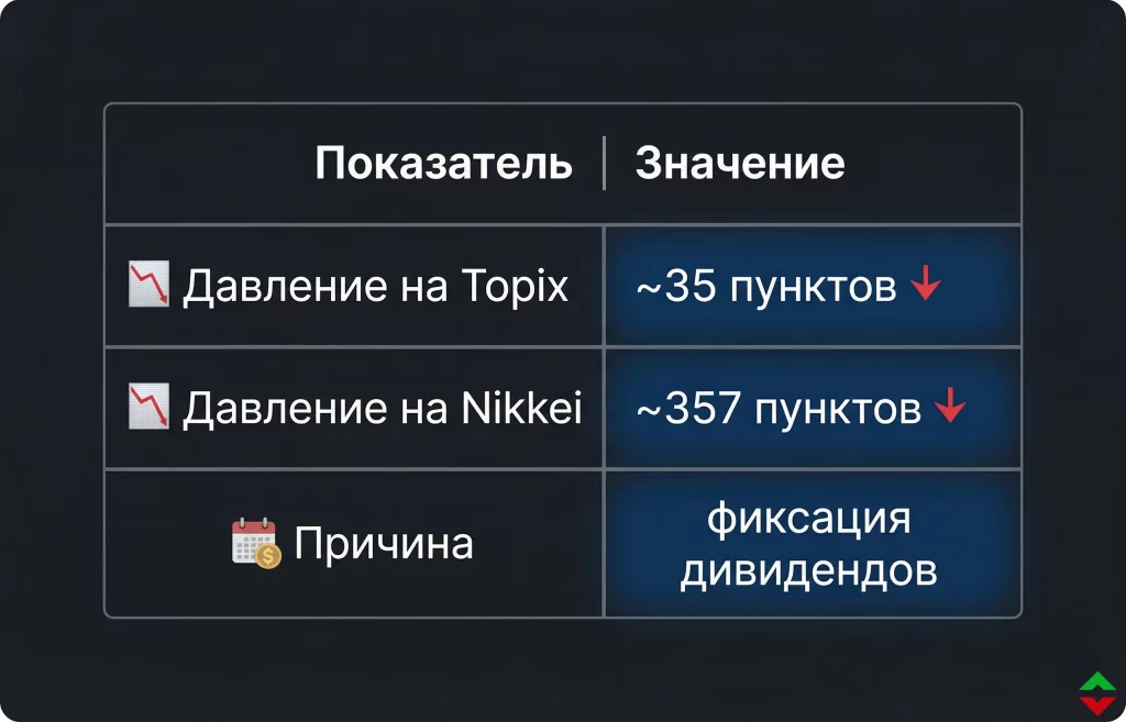 Nikkei 225 упал на 2,8%: рост нефти давит на рынок Японии 1 Nikkei 225 и topix под давлением
