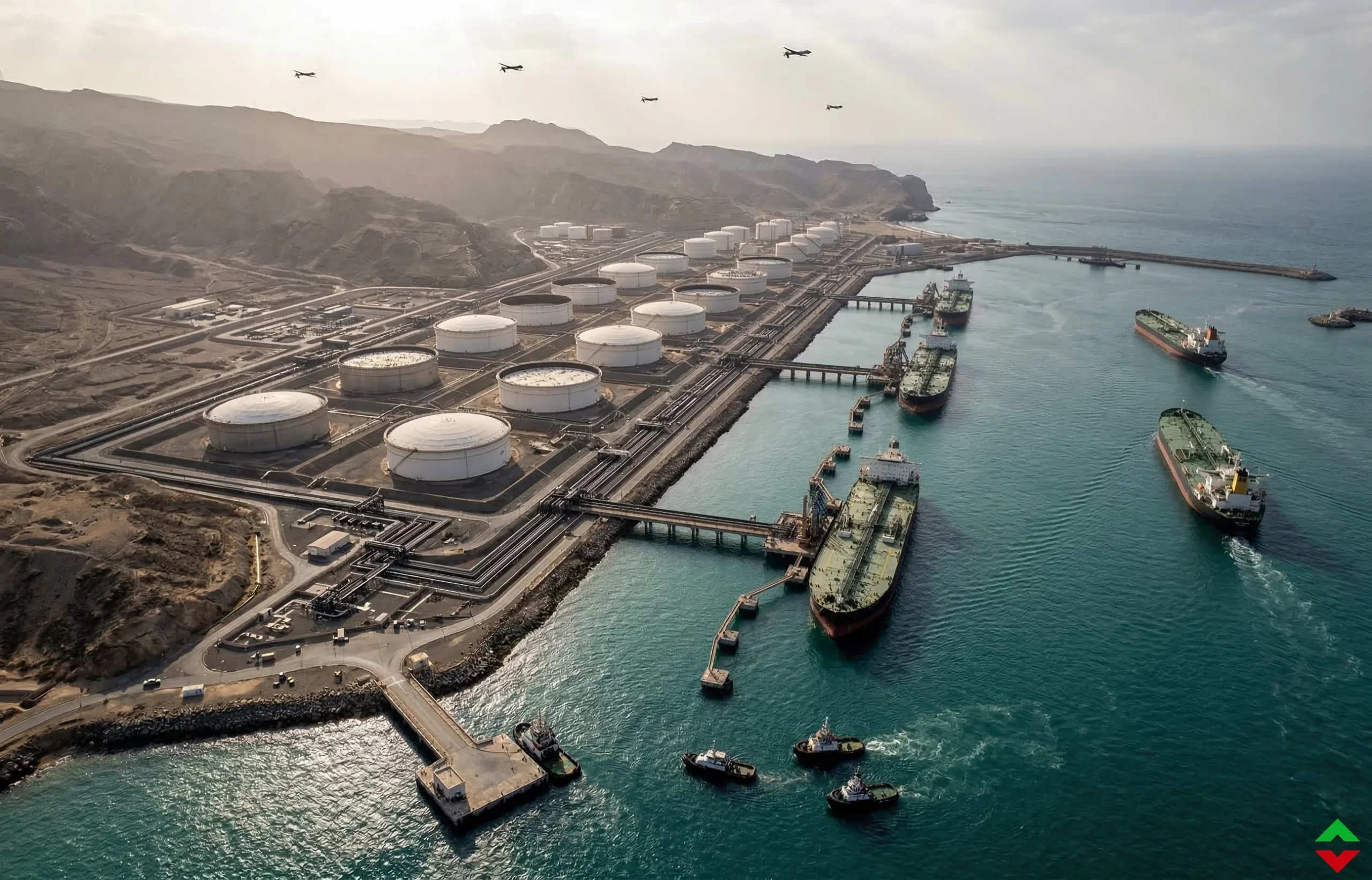 Оман эвакуировал нефтяной терминал после атак на танкеры