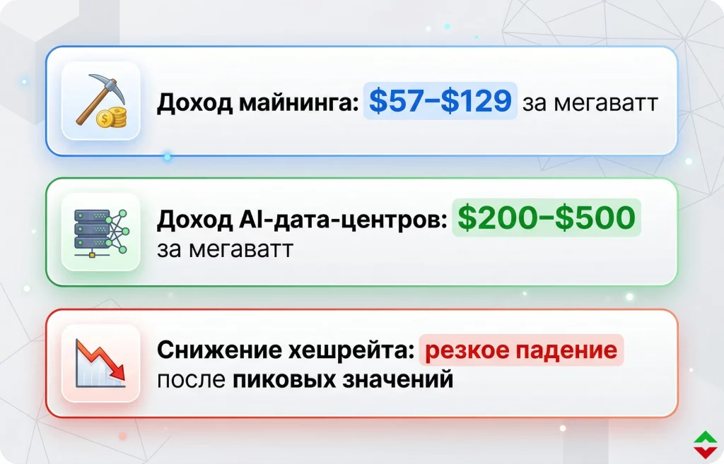 Дайджест криптоновостей за 23.03.2026: хешрейт падает, рынок меняется 1 Падение хешрейта биткоина