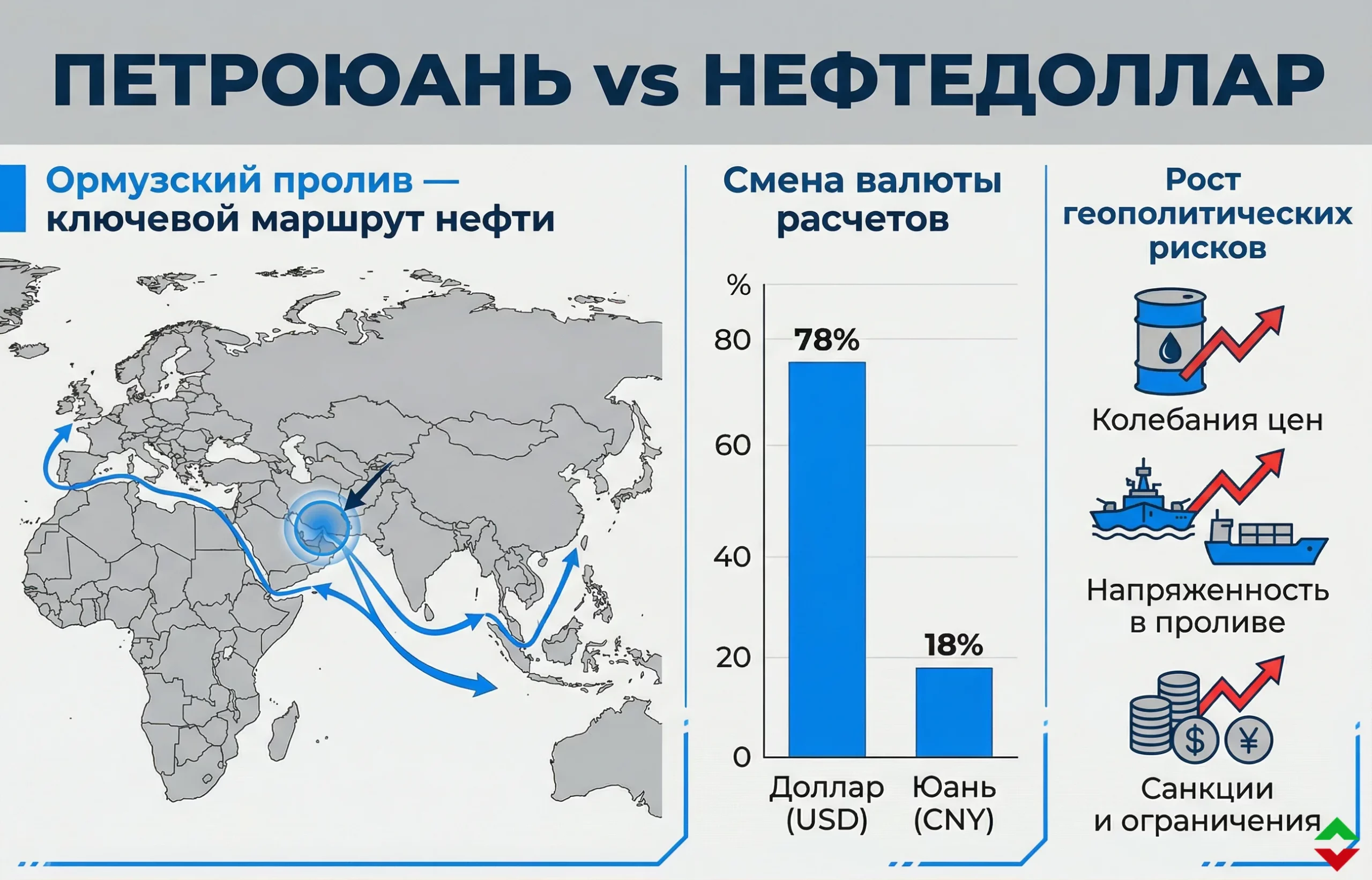 Петроюань набирает силу на фоне конфликта в Иране
