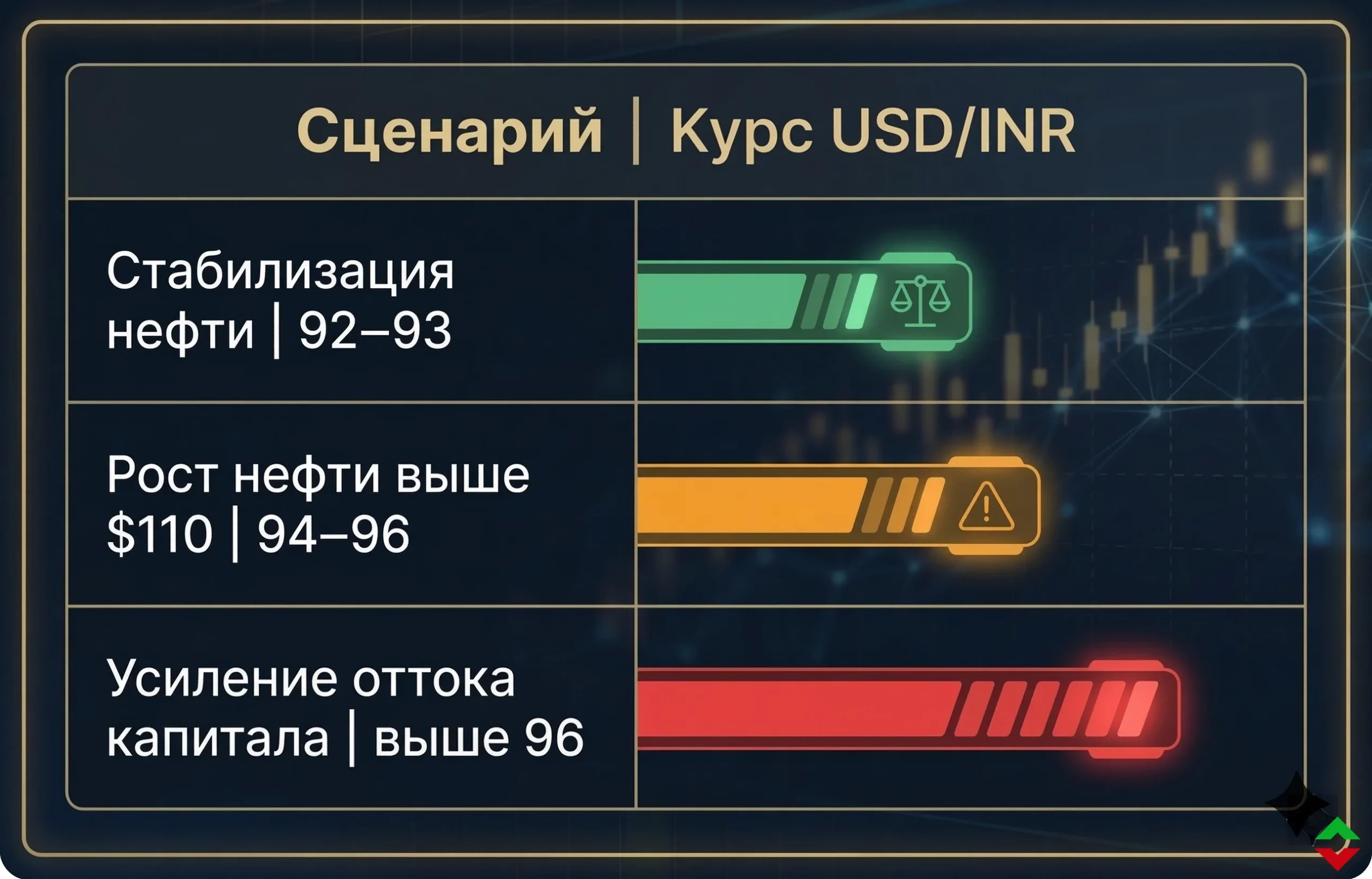 Рупия укрепилась до 93,48: меры ЦБ Индии встряхнули рынок 2 Сценарии для валютного рынка индии