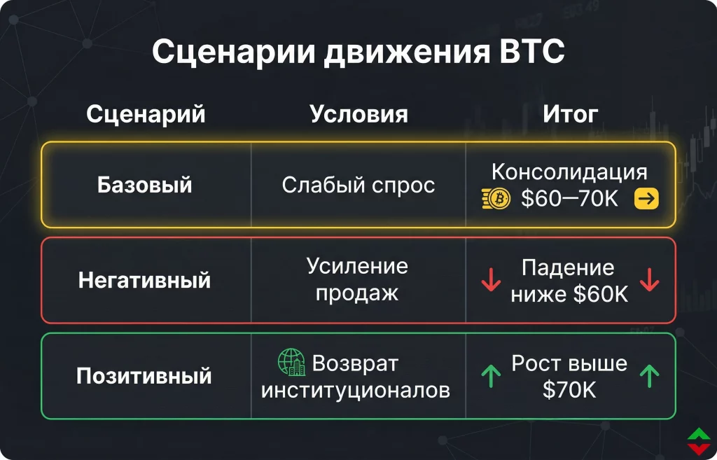 Розничные инвесторы распродают BTC на падении цены 4 Сценарии движения btc
