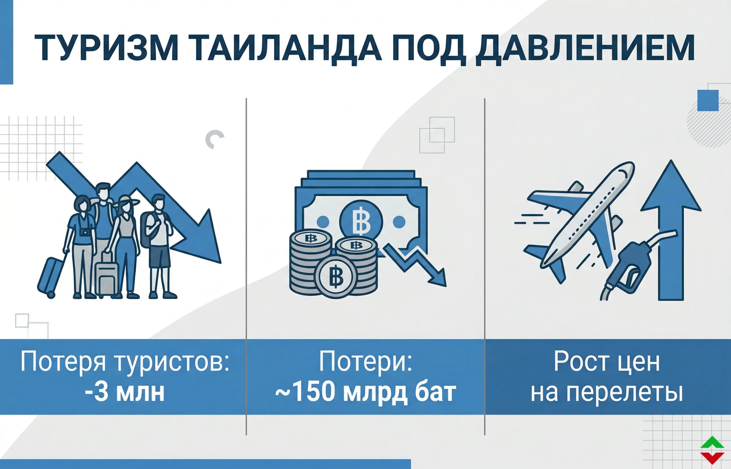 Таиланд может потерять 3 млн туристов из-за войны