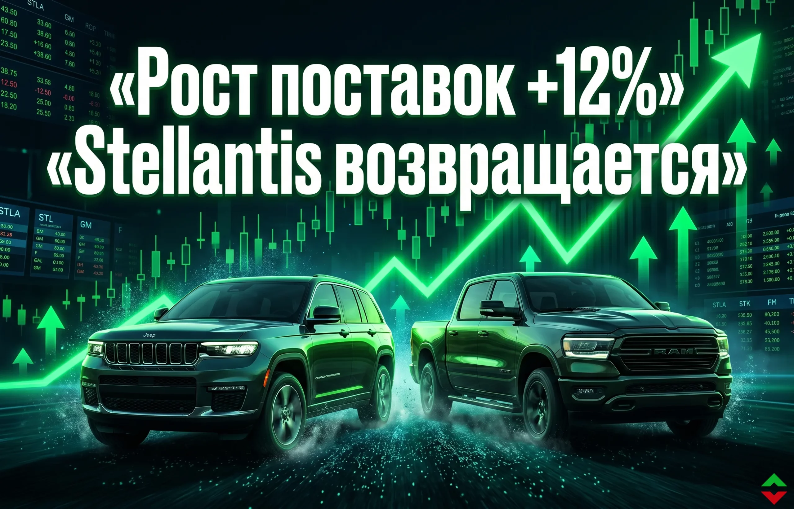 Акции Stellantis растут на фоне скачка поставок
