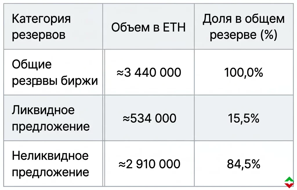 Предложение Ethereum на биржах иссякло: ждать ли взлета цены ETH? 1 Анализ cryptoquant кризис ликвидности на централизованных площадках