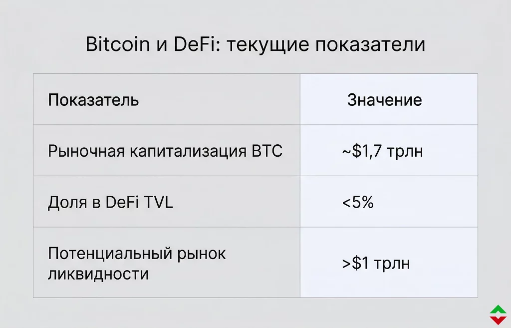 Circle запускает cirBTC: новый этап для Bitcoin 1 Bitcoin и defi текущие показатели