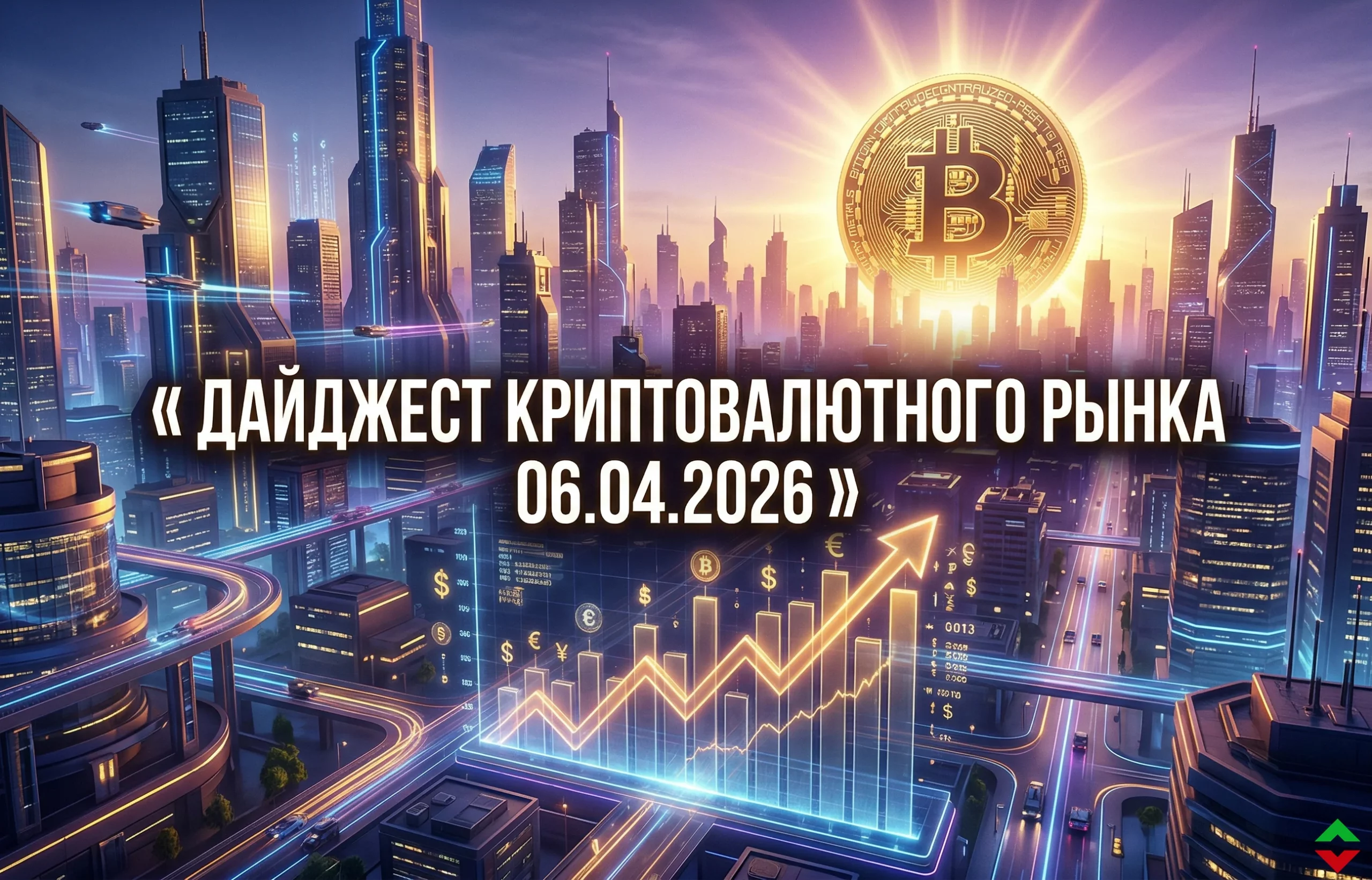 Дайджест криптовалютного рынка за 06.04.2026: BTC и новые горизонты