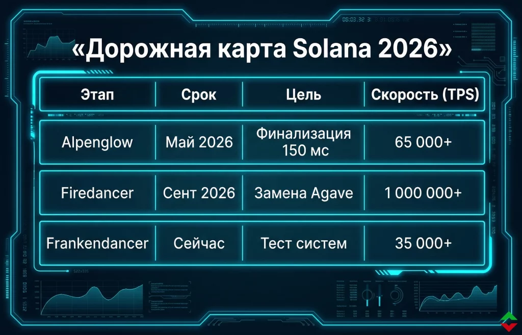 Дайджест криптовалютного рынка за 06.04.2026: BTC и новые горизонты 2 Дорожная карта обновлений solana (alpenglow и firedancer)