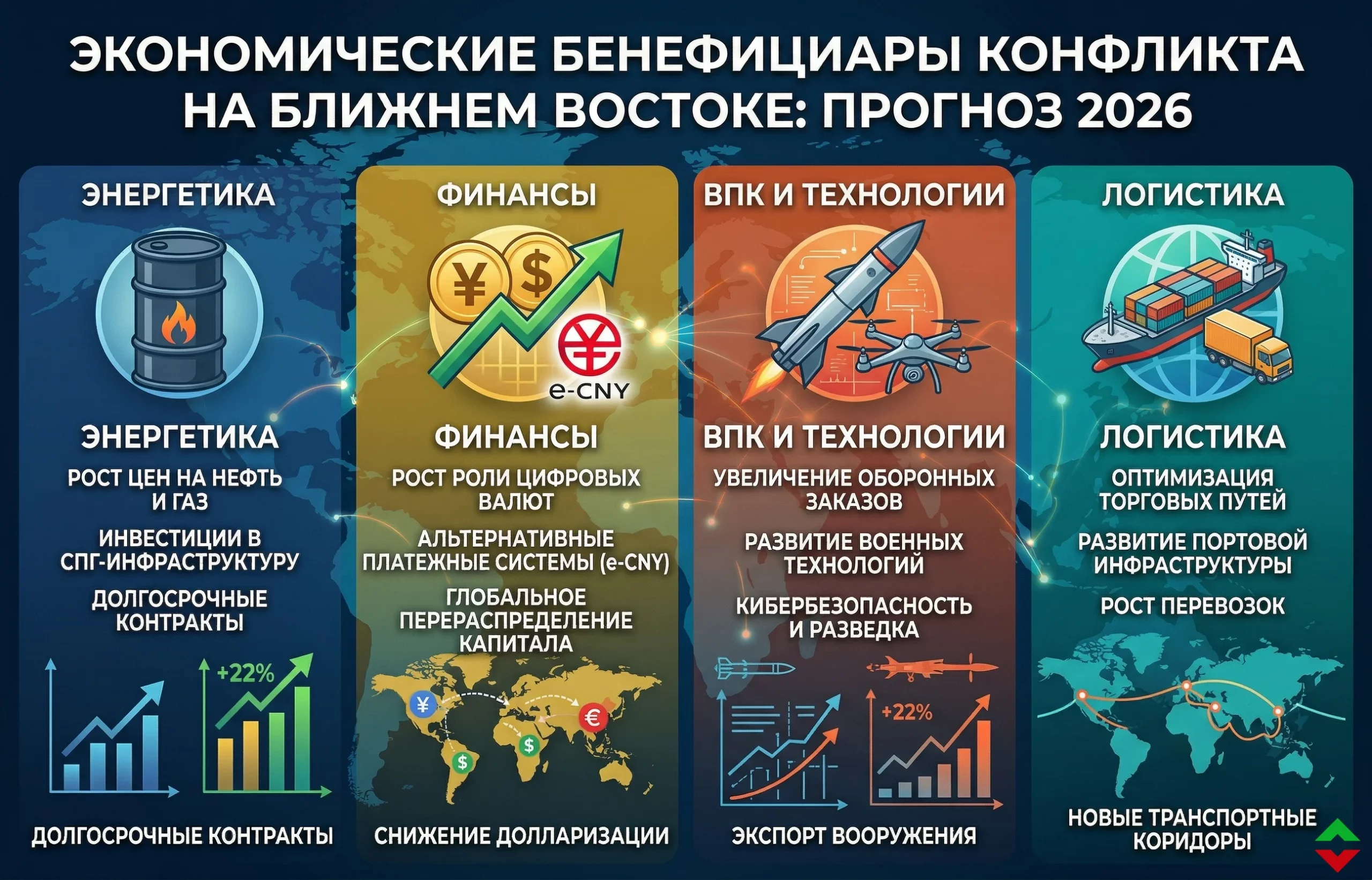 5 стран, которые разбогатеют: главные бенефициары конфликта на Ближнем Востоке