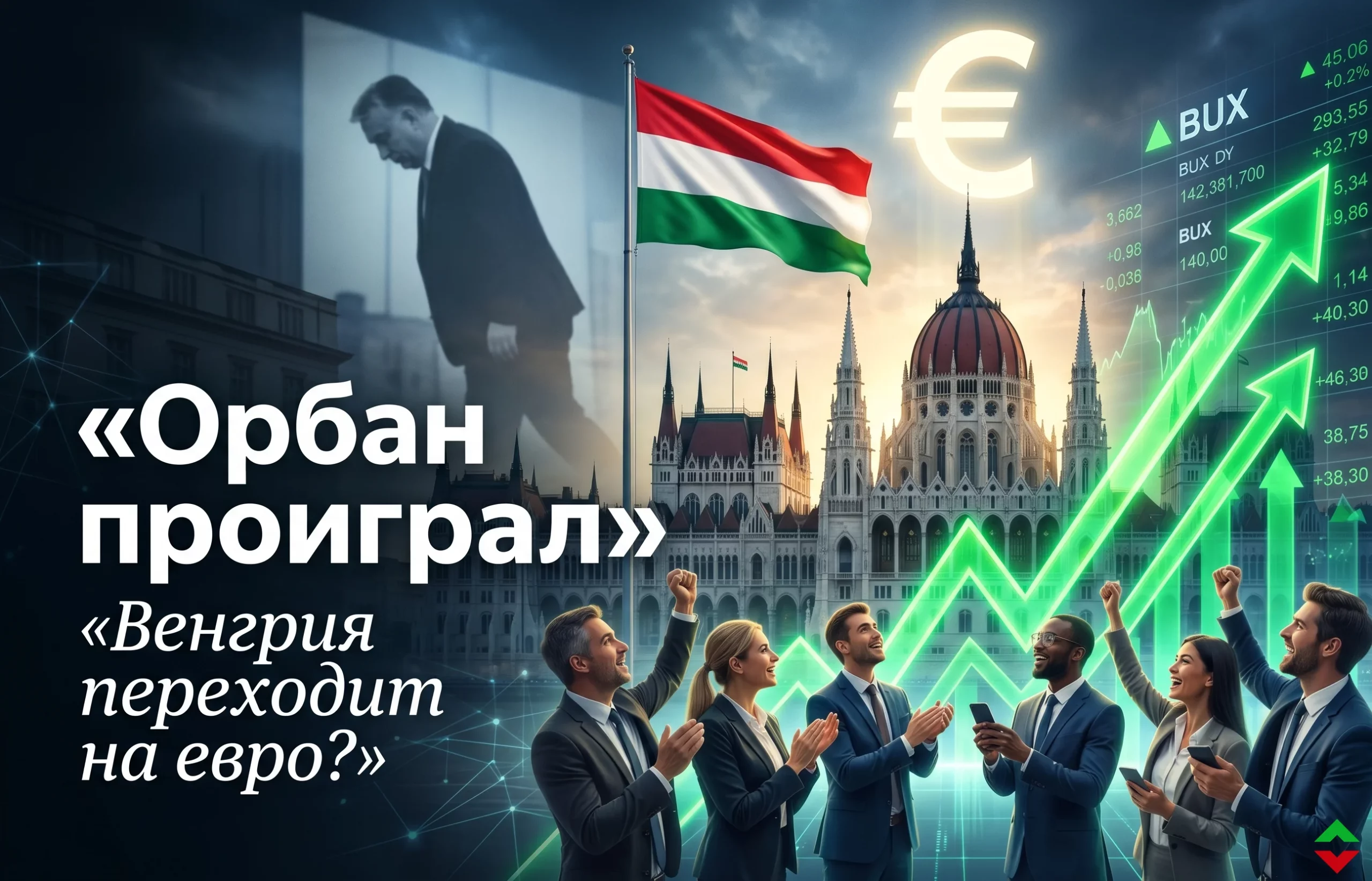 Форинт взлетел: рынок ставит на евро в Венгрии