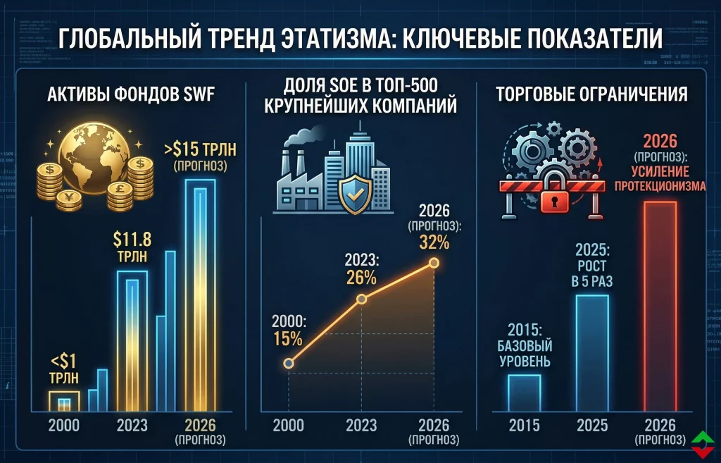 Прощай, свободный рынок: США выбирают государственный капитализм? 3 Глобальный тренд этатизма