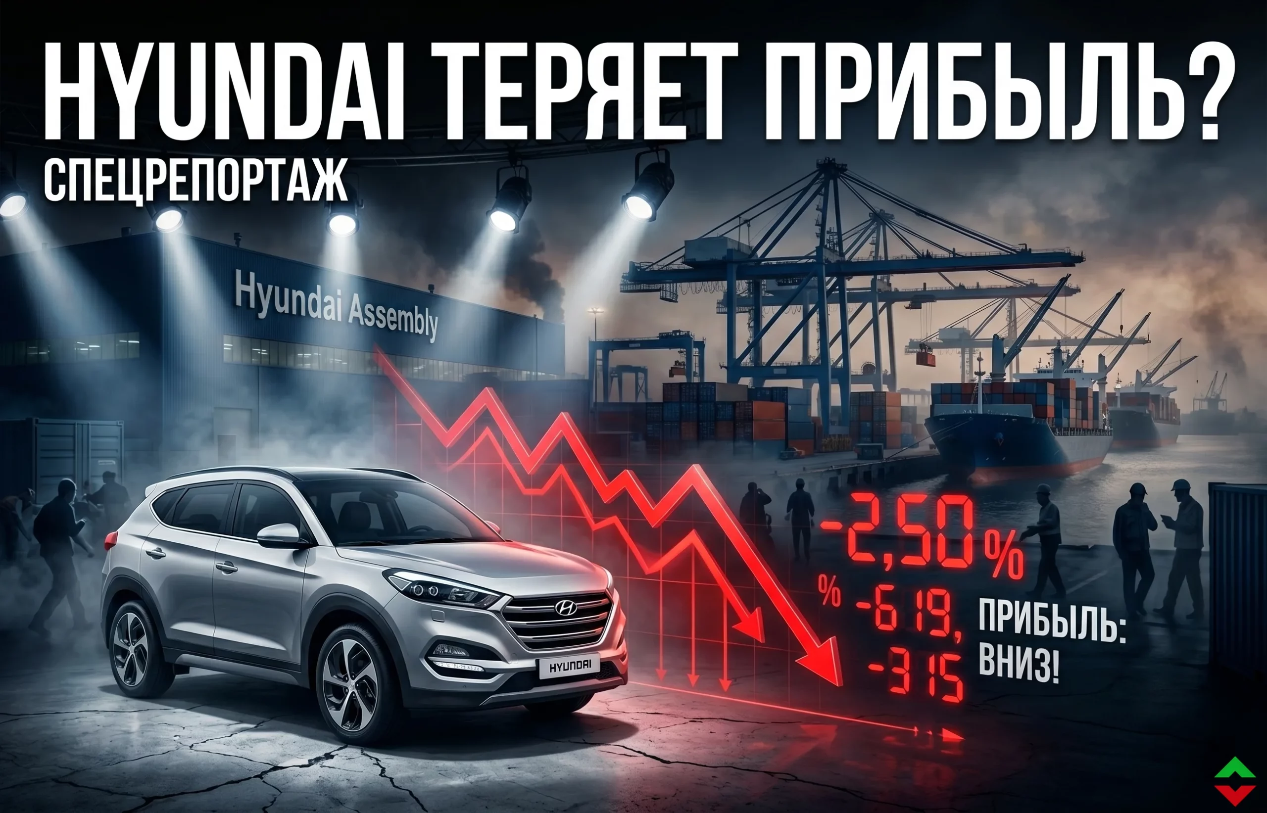 Hyundai Motor разочаровала инвесторов: крах прибыли в I квартале