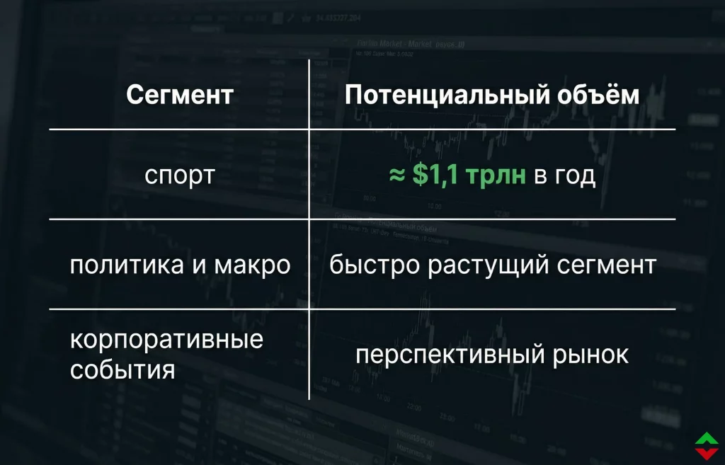 Рынки предсказаний взрывают финансы: ставки на всё 2 Интерес институционалов и потенциал роста