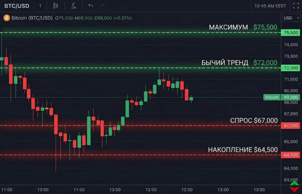 Перспективы курса Bitcoin в апреле: циклы и геополитика 2 Ключевые ценовые уровни btc для мониторинга