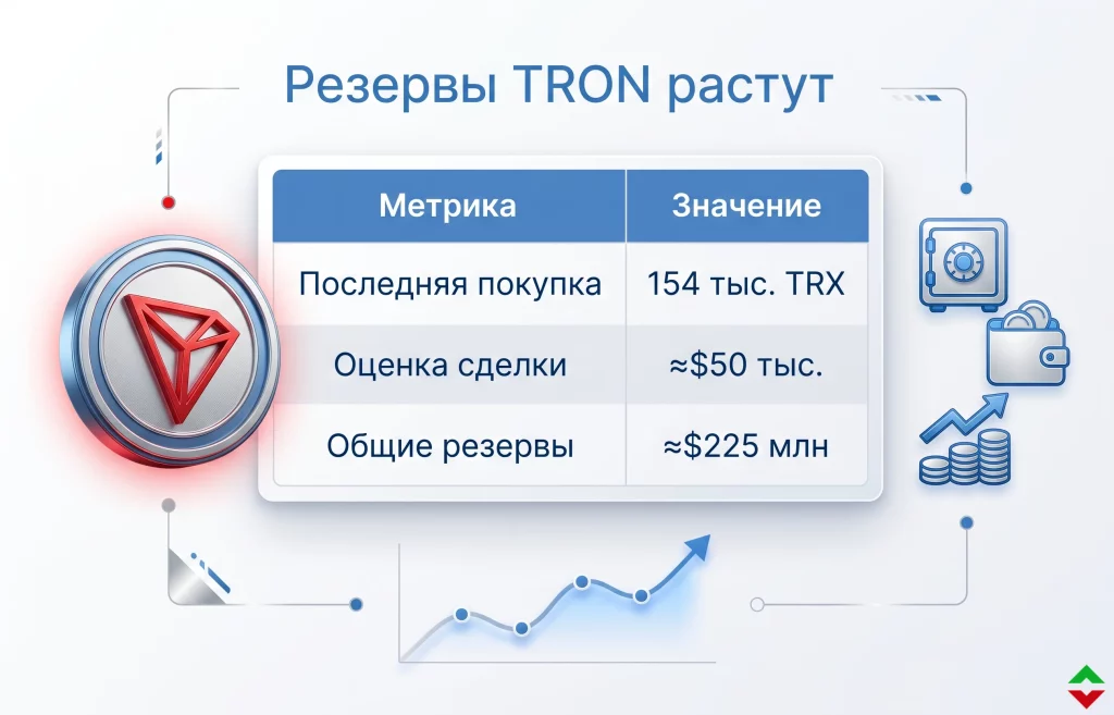 Активность сети TRON взлетела: что будет с ценой TRX дальше? 2 Корпоративные покупки усиливают сигнал