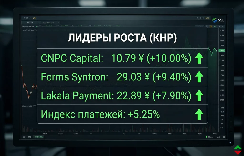 Юань в Ормузском проливе: почему китайские акции летят вверх? 1 Лидеры роста (кнр)