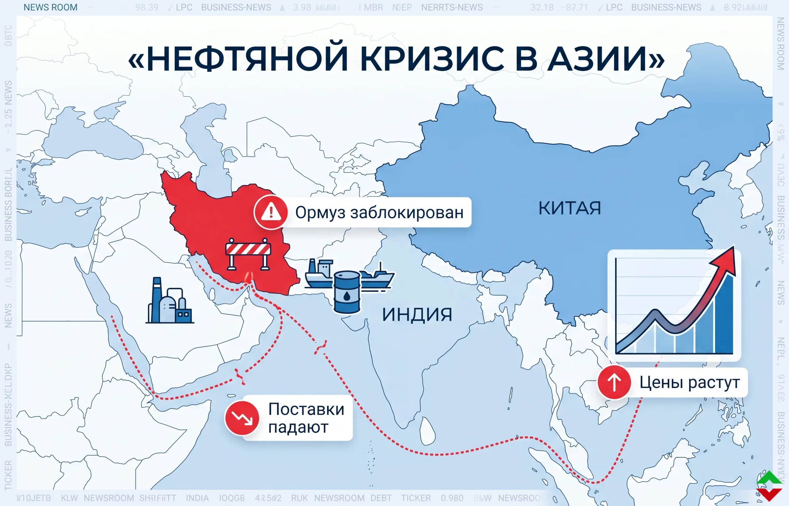 Нефтяной кризис в Азии: Китай и Индия теряют запасы