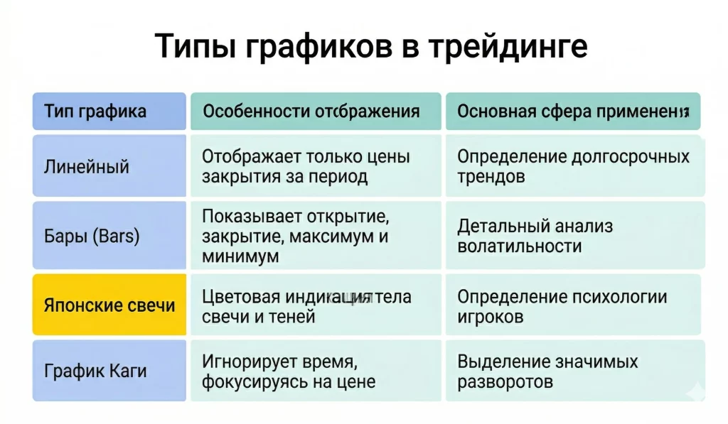 Самые успешные трейдеры мира и их секреты торговли 1 Основные типы графиков, используемых в современном теханализе