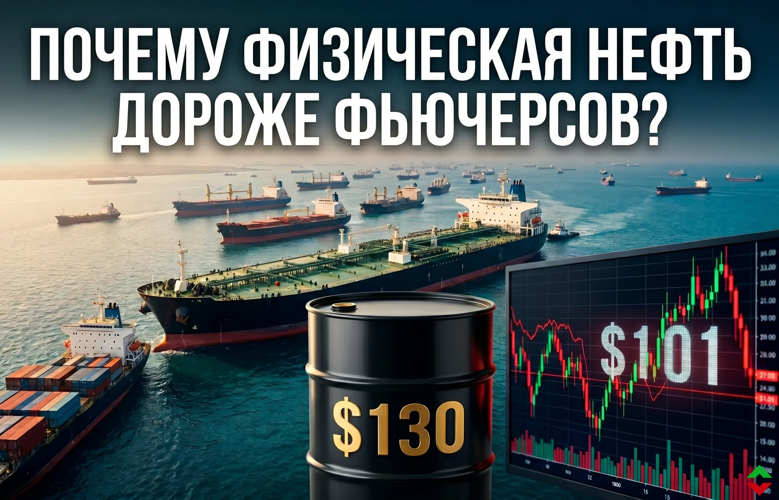 Почему фьючерсы на нефть дешевле реальных цен сейчас?