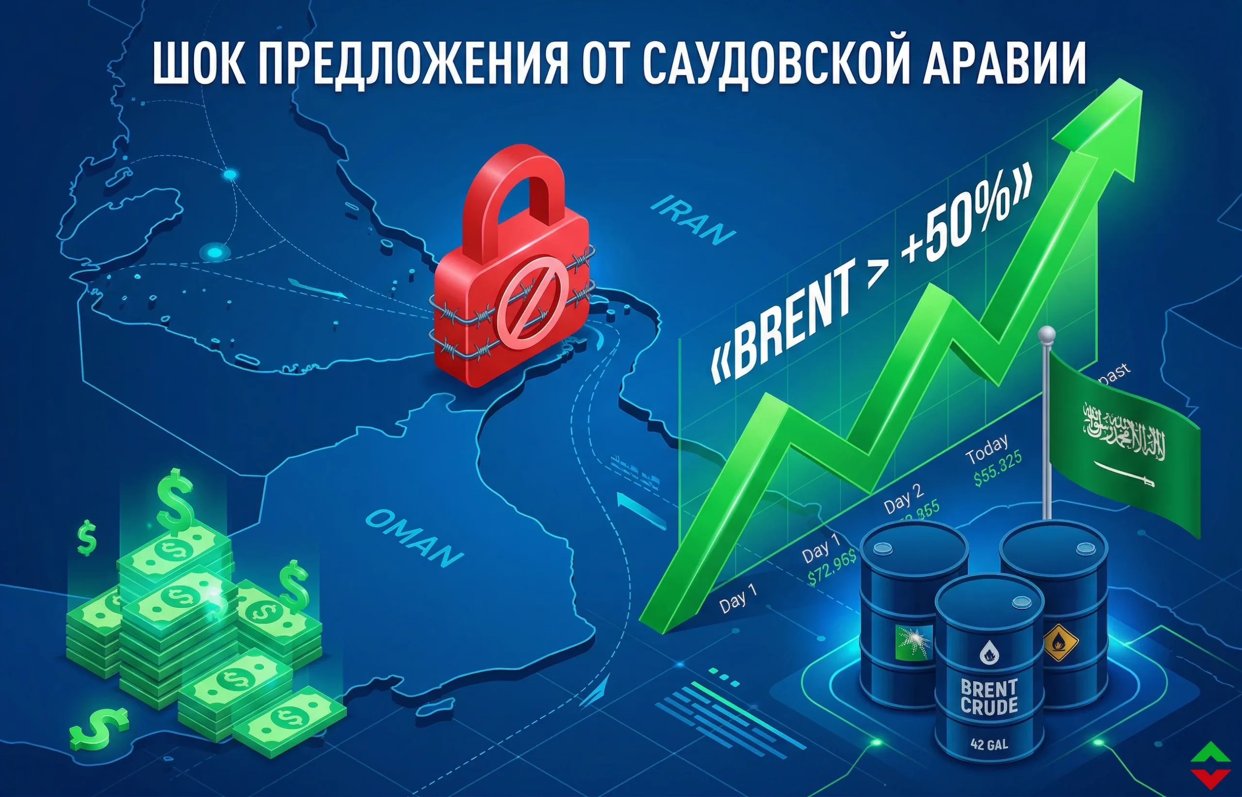 Рекордные цены на нефть: Саудовская Аравия взрывает рынок