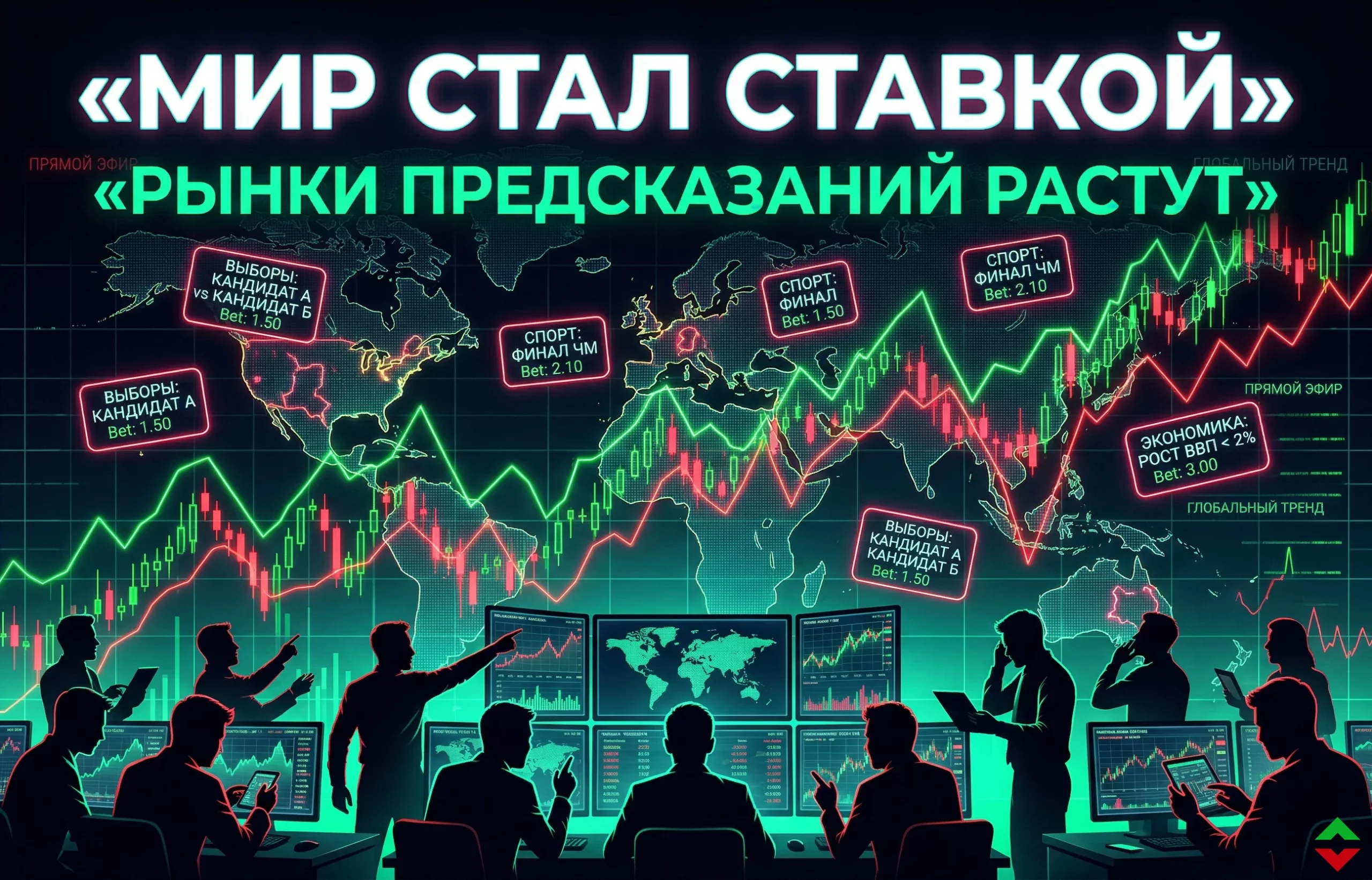 Рынки предсказаний взрывают финансы: ставки на всё