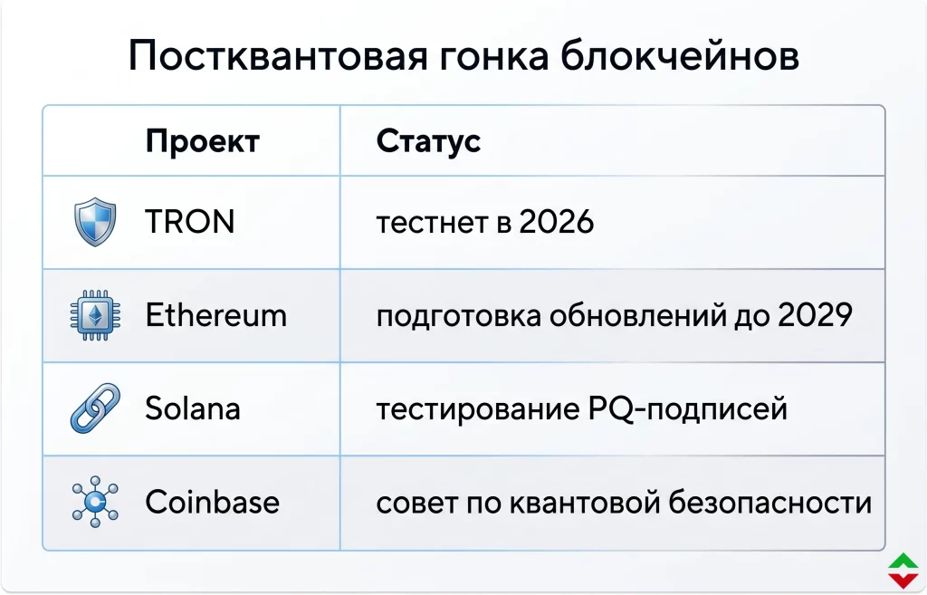 Tron запускает постквантовую гонку