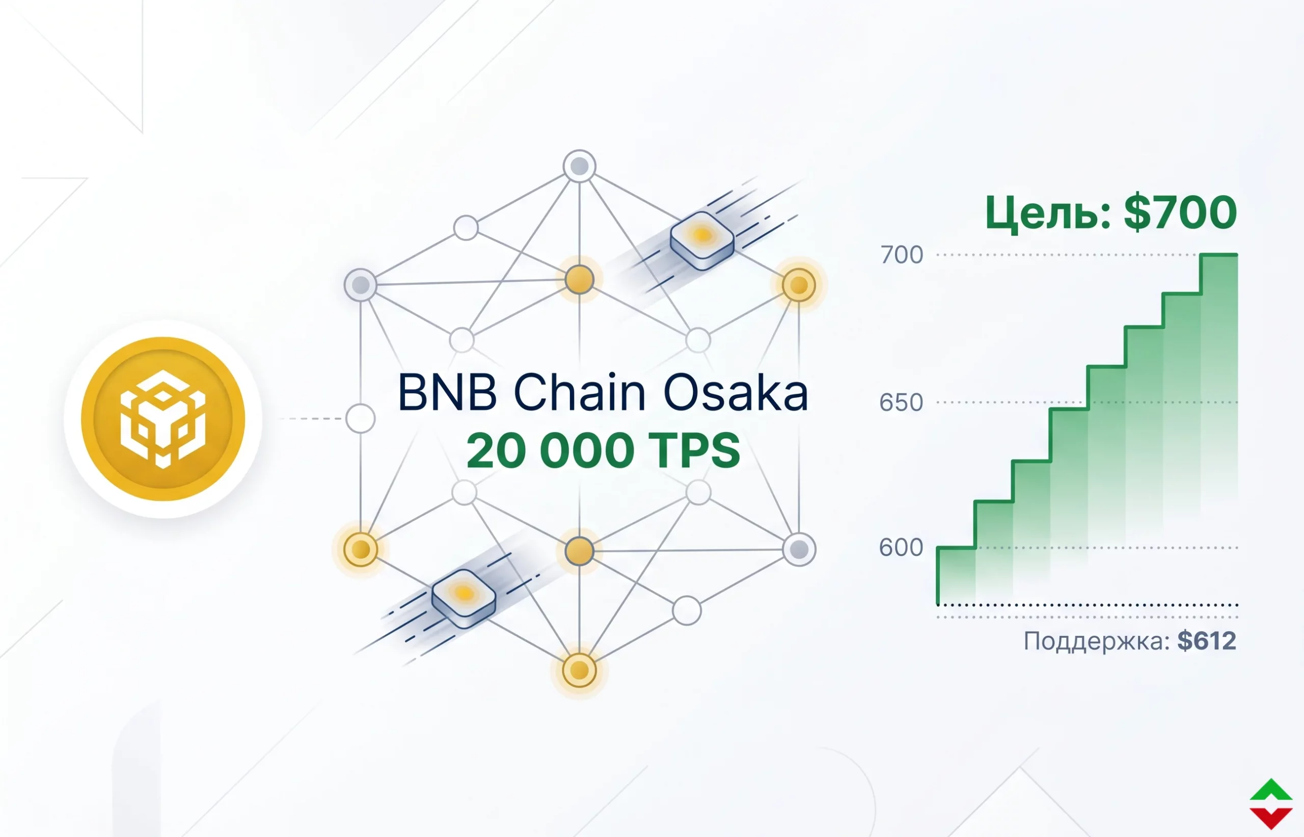 Хардфорк Osaka на BNB Chain: взлетит ли цена выше $700?