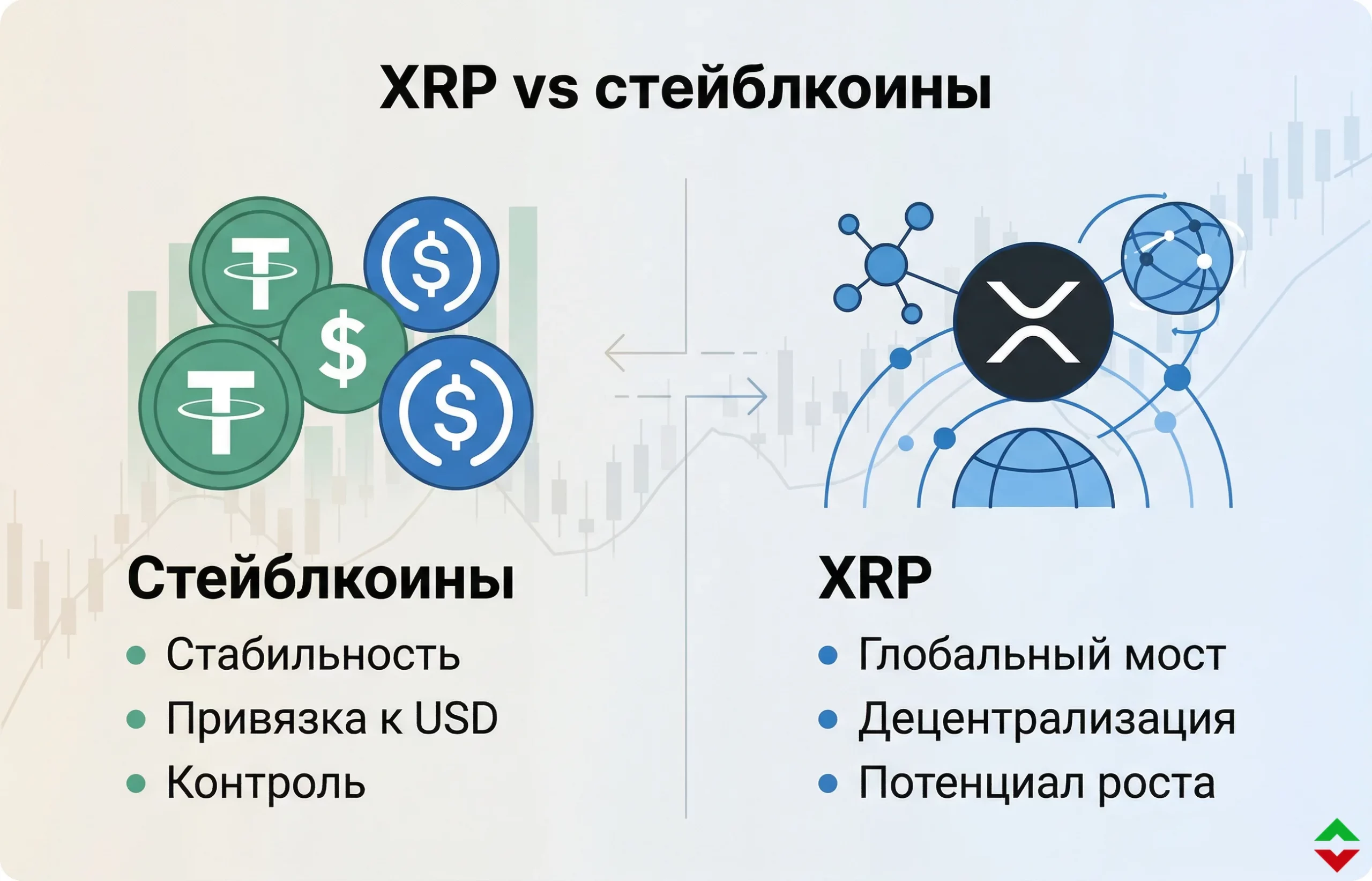 XRP против стейблкоинов: аргументы Ripple удивили рынок