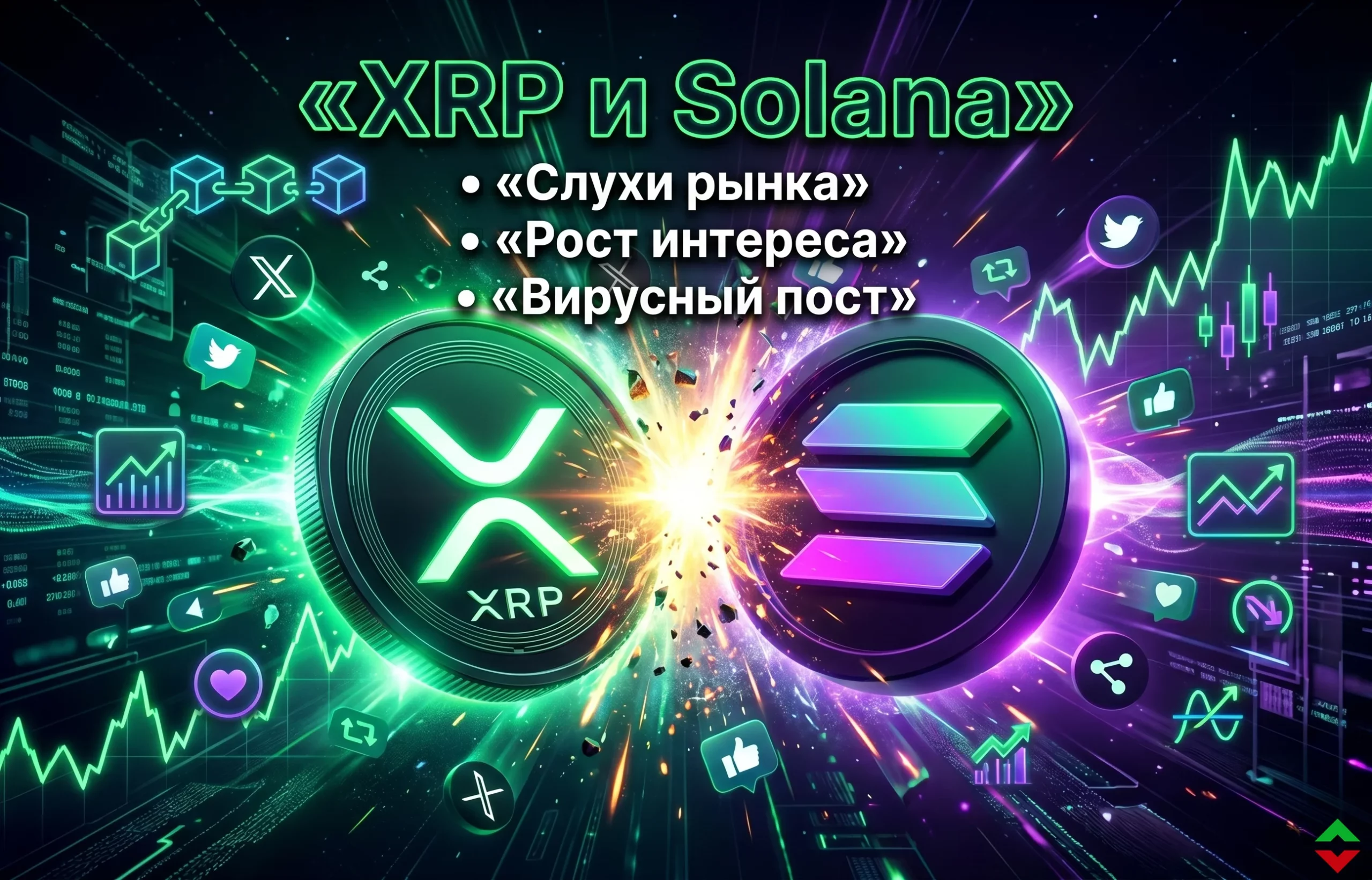 XRP взорвал сеть после загадочного поста Solana