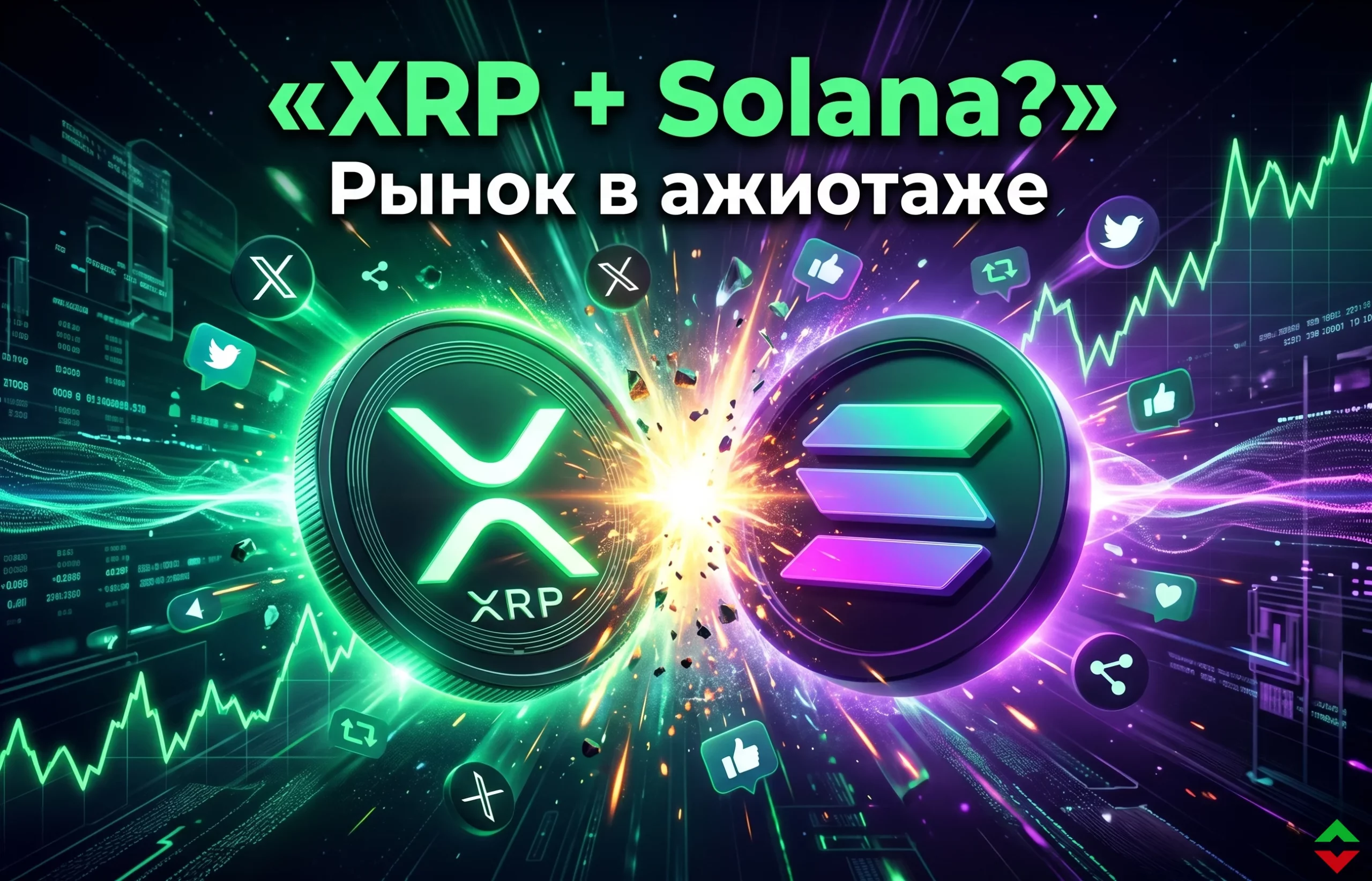 XRP взорвал сеть после загадочного поста Solana