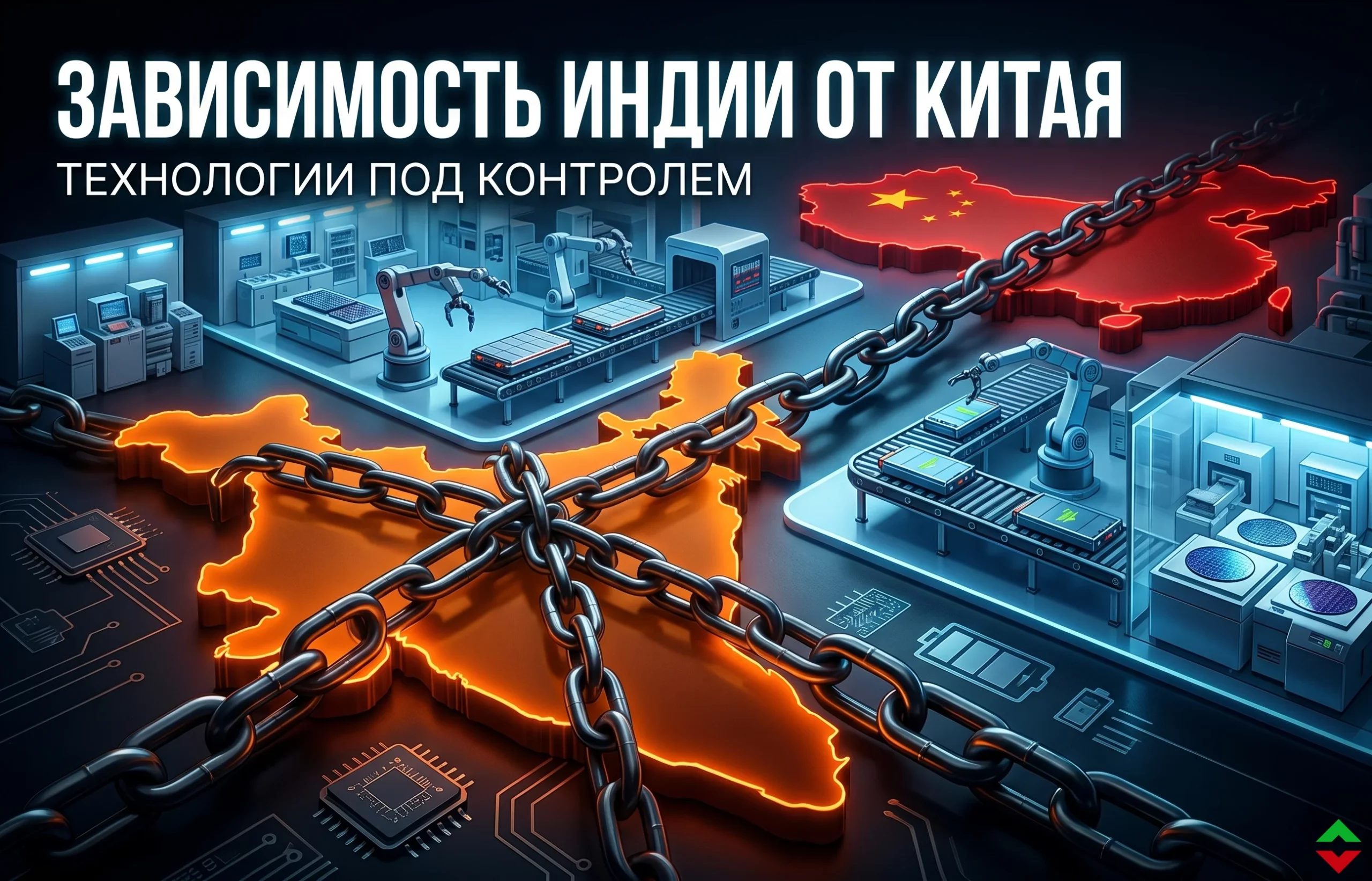 Зависимость Индии от китайских технологий: риски для экономики