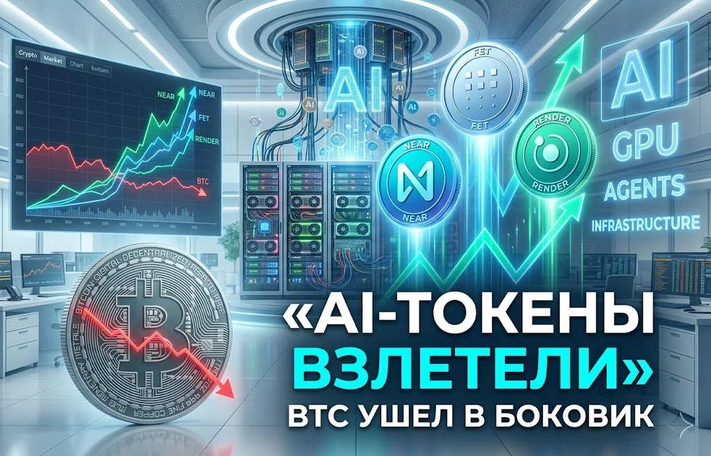 AI-токены взлетели на фоне стагнации BTC