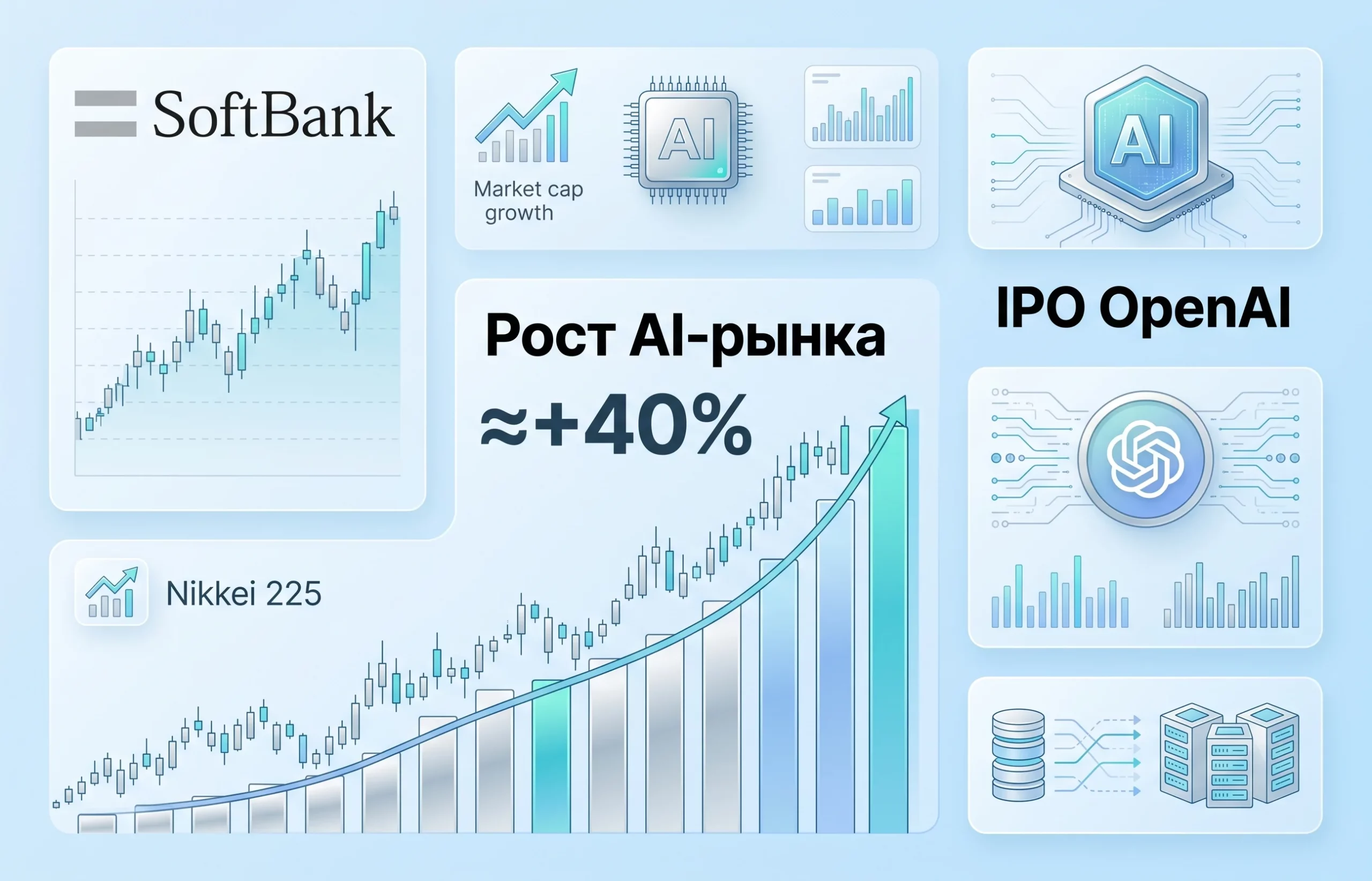 Акции SoftBank взлетели на слухах об IPO OpenAI