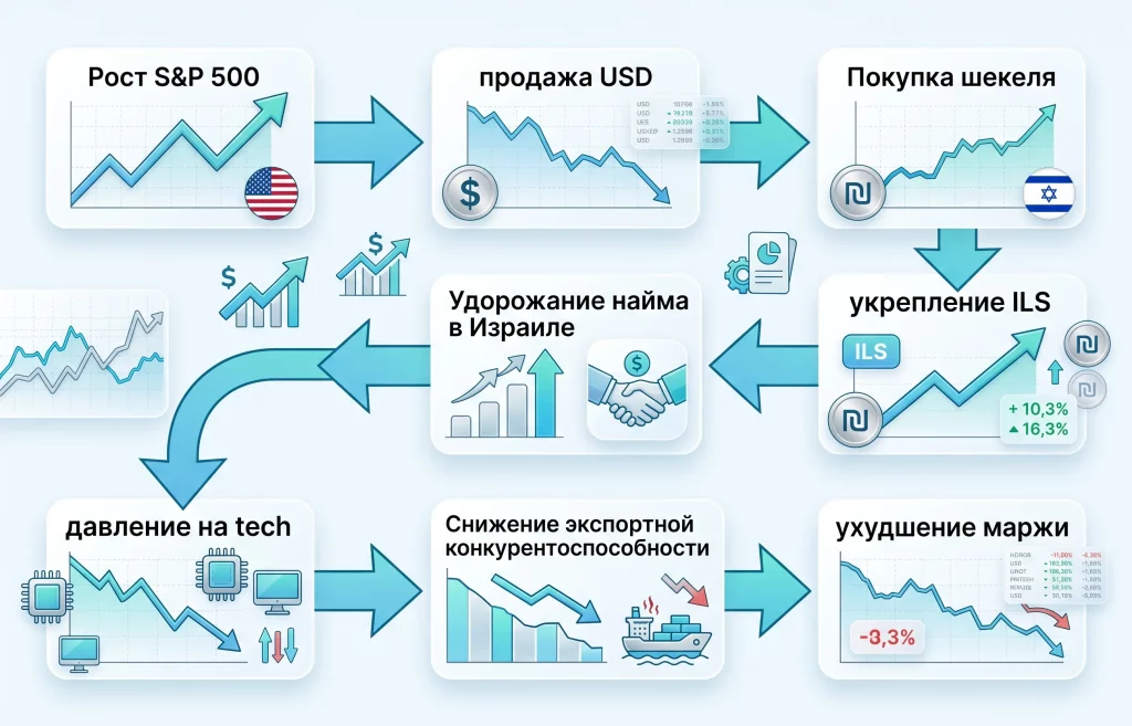 Шекель взлетел до максимума за 32 года: в IT-сектор тревога 3 Что сейчас происходит на валютном рынке израиля май 2026