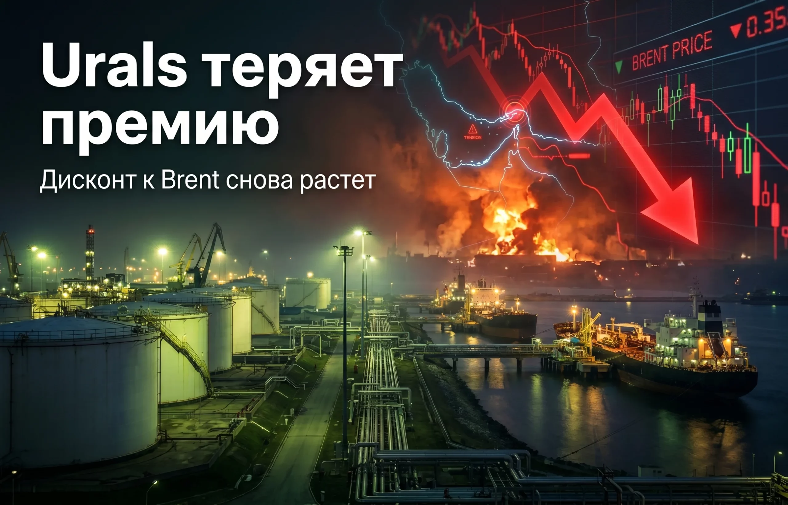 Дисконт на Urals растет: рынок нефти меняет сценарий