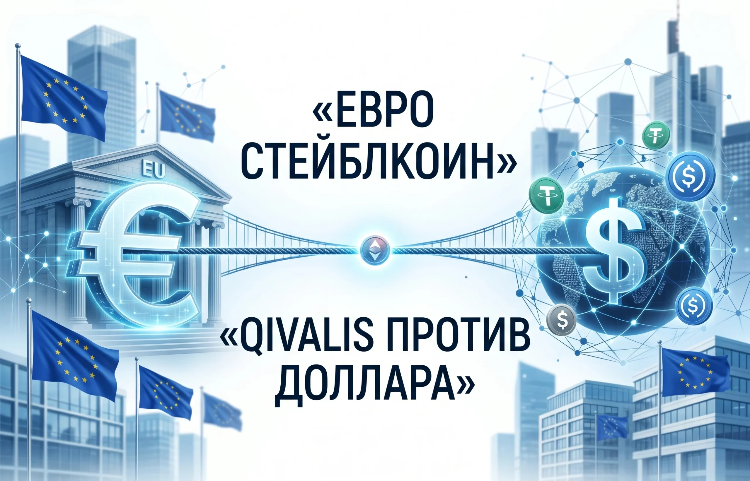 Евро стейблкоин Qivalis бросает вызов доллару США