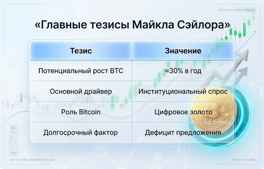 Главные тезисы майкла сэйлора