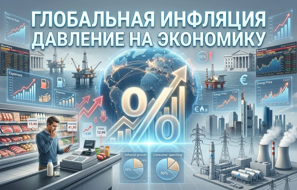 Глобальная инфляция ускоряется: что тревожит крупнейшие экономики?