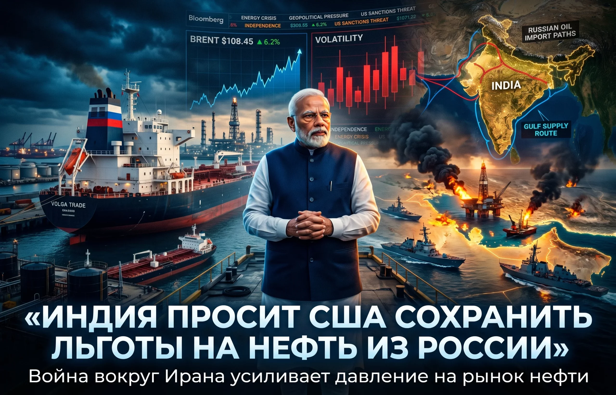 Индия просит США сохранить льготы на российскую нефть