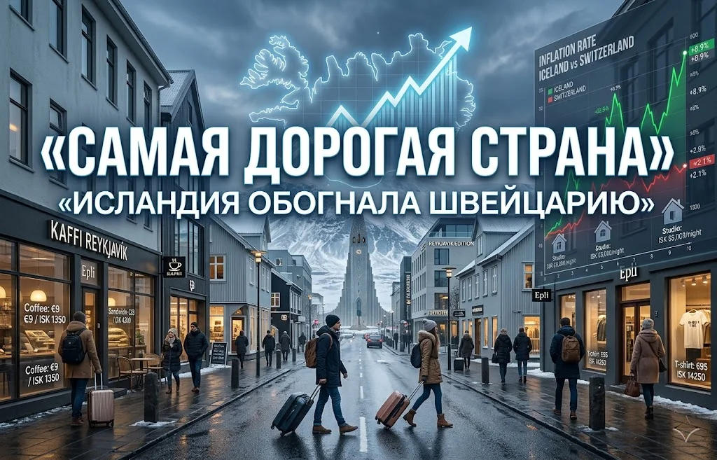 Исландия обогнала Швейцарию по стоимости жизни