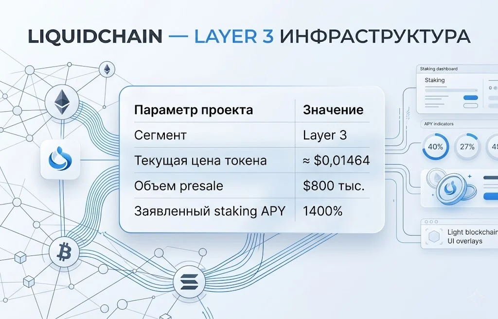 Ethereum рухнул ниже $2000: рынок ждет нового обвала 3 Liquidchain layer 3 инфраструктура